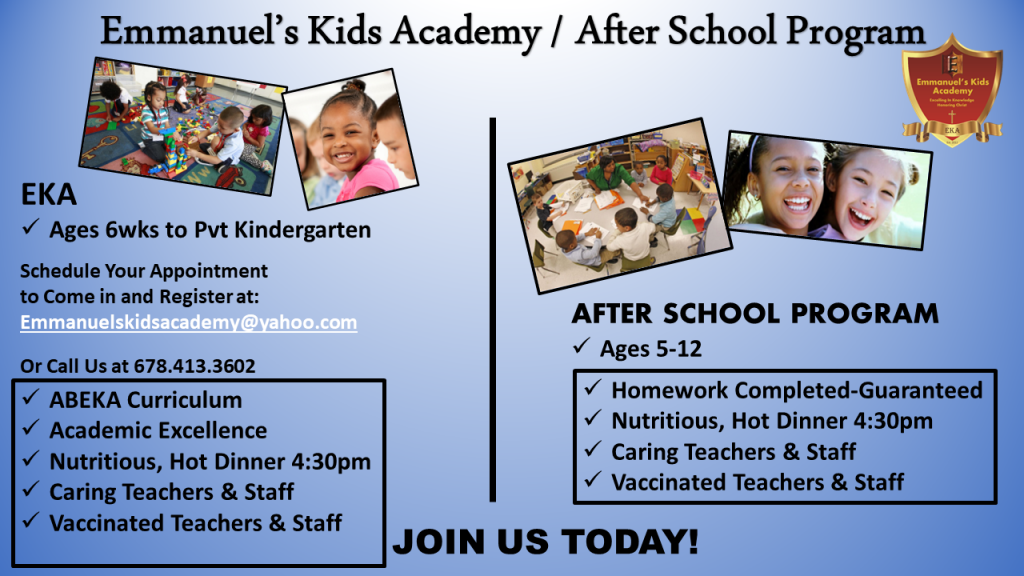 Emmanuel’s Kids Academy / After School Program