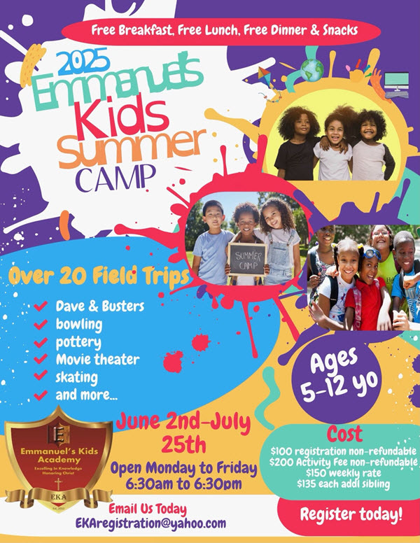 Summer Camp flyer